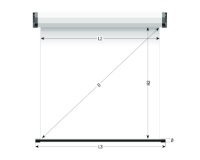 Sopar 5241 projection screen 2.62 m (103") 4:3