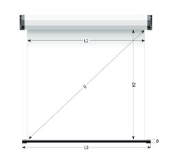 Sopar 5241 projection screen 2.62 m (103") 4:3