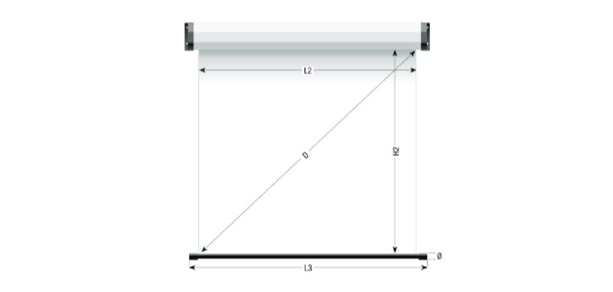 Sopar 5241 projection screen 2.62 m (103") 4:3