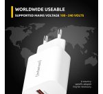 Intenso POWER ADAPTER USB-A/USB-C/7803012 Universale Bianco AC Ricarica rapida Interno
