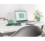 Agrafeuse novus b2 color id 2.0 25f agrafes 24/6-26/6 profondeur agrafage 65mm mellow mint + 200 agrafes 24/6 super