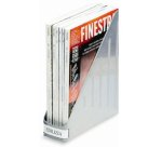 Portariviste Classic - 29,5 x 27 cm - dorso 7,5 cm - azzurro trasparente - Arda