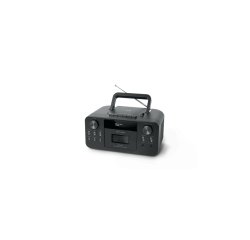 Radio Muse portable Bluetooth M-182 DB DAB/DAB+/FM avec enregistreur de cassette Noir