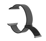 SBS Bracelet pour montre nylon App Watch Noir- boîtier 38-40-41mm