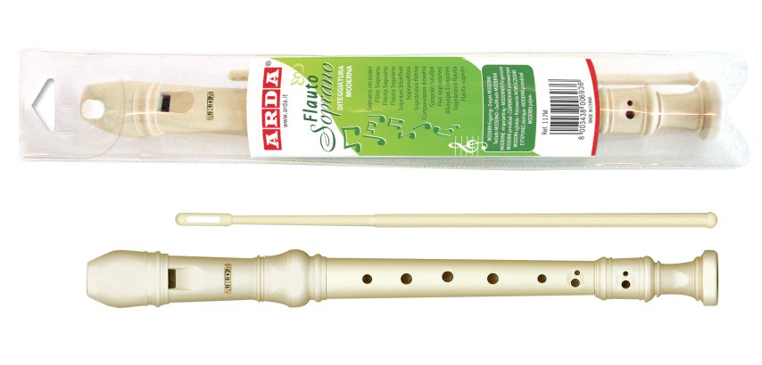 Flauto soprano - abs smontabile con scovolino - Arda