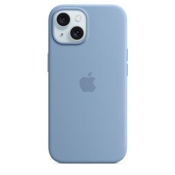 APPLE Coque iPhone Silicone MagSafe iPhone15 - Bleu clair