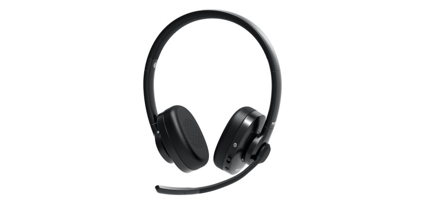 Port Designs 912002 casque Sans fil Arceau Bureau/Centre d'appels Bluetooth Noir