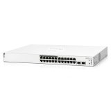 HPE Aruba Networking Aruba Instant On 1830 24G 12p Class4 PoE 2SFP 195W Géré L2 Gigabit Ethernet (10/100/1000) Connexion Ethernet, supportant l'alimentation via ce port (PoE) 1U