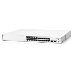 HPE Aruba Networking Aruba Instant On 1830 24G 12p Class4 PoE 2SFP 195W Géré L2 Gigabit Ethernet (10/100/1000) Connexion Ethernet, supportant l'alimentation via ce port (PoE) 1U