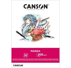 Bloc de dessin GRADUATE Manga, A3