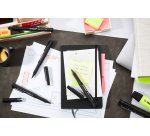 Stylo-feutre stabilo driver pointe fine trait 0,4mm encre rouge