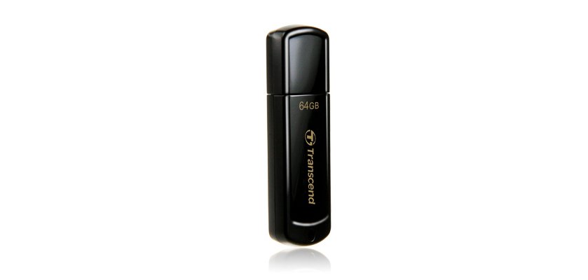 Transcend JetFlash 350 unità flash USB 64 GB USB tipo A 2.0 Nero
