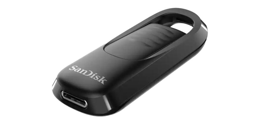 SanDisk SDCZ480-128G-G46 lecteur USB flash 128 Go USB Type-C 3.2 Gen 1 (3.1 Gen 1) Noir