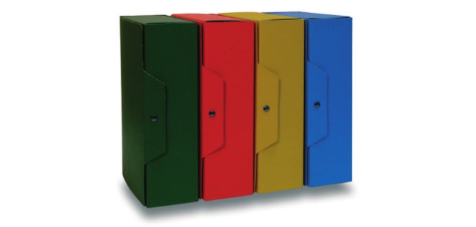 Brefiocart LUSSO box file Green
