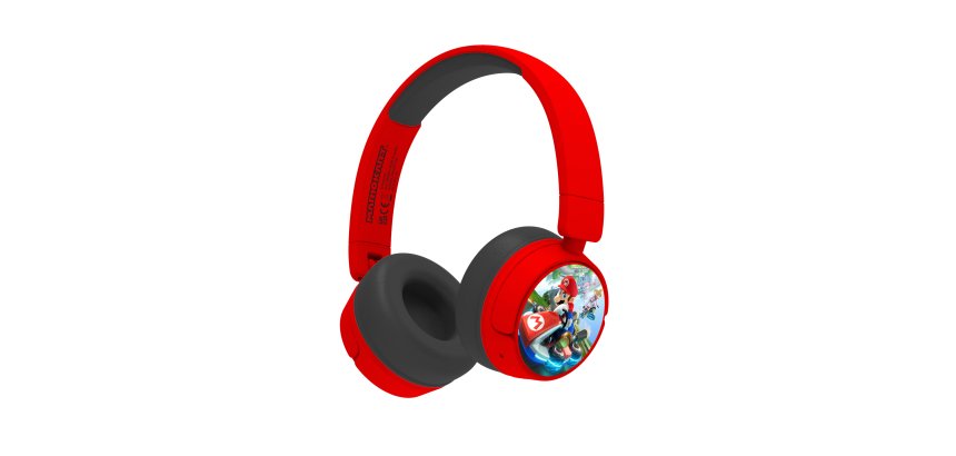 OTL Technologies Super Mario Mario Kart Auriculares Inalámbrico y alámbrico Diadema Juego Bluetooth Rojo