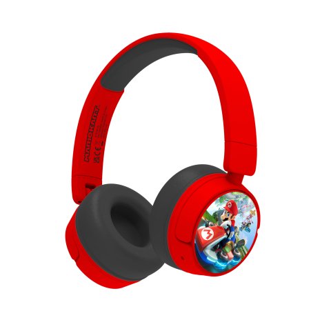 OTL Technologies Super Mario Mario Kart Auriculares Inalámbrico y alámbrico Diadema Juego Bluetooth Rojo