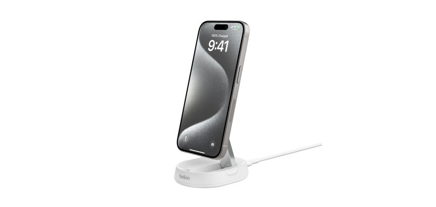 Belkin BoostCharge Pro Smartphone Blanc Secteur Recharge sans fil Charge rapide Intérieure