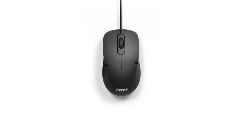 Port Designs Pro Lite souris Bureau Ambidextre USB Type-A Optique 1000 DPI