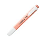 Surligneur stabilo swing cool pastel modèle de poche avec agrafe tracé 1/4mm coloris teint de pêche