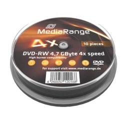 MediaRange MR450 DVD vierge 4,7 Go DVD-RW 10 pièce(s)
