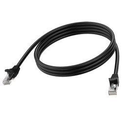 Vision TC 2MCAT6A/BL câble de réseau Noir 2 m Cat6a U/UTP (UTP)