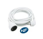 DLH Rallonge electrique prise secteur (NF) longueur 5 metres
