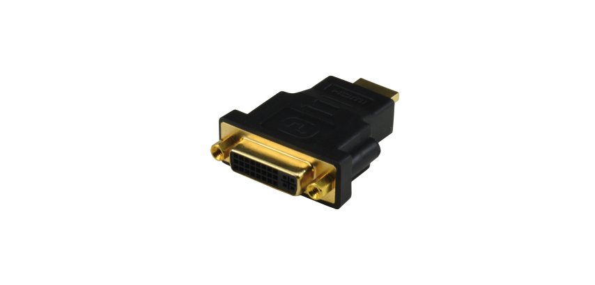 MCL DVI-D / HDMI Adapter DVI-I Noir