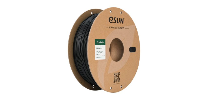 eSUN PLA-Matte Polymilchsäure (PLA) Schwarz 1 kg
