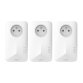 Pack 2 Prises CPL 1000 Mbps, Prise filtrée et Port Ethernet, Compat boxs Internet, Idéal Multi TV