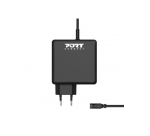 Port Designs 900093B-EU chargeur d'appareils mobiles Ordinateur portable, Universel Noir Secteur Intérieure