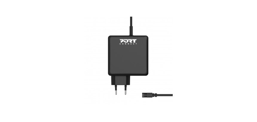 Port Designs 900093B-EU chargeur d'appareils mobiles Ordinateur portable, Universel Noir Secteur Intérieure