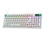 Logitech G G316 X 98 clavier Gaming USB AZERTY Français Blanc