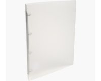 Classeur 4 anneaux 15 mm polypropylène Chromaline - A4 - Incolore