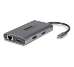 Hamlet HDKC-PD400D replicatore di porte e docking station per laptop Cablato USB 3.2 Gen 1 (3.1 Gen 1) Type-C Grigio