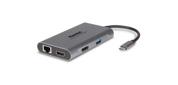 Hamlet HDKC-PD400D replicatore di porte e docking station per laptop Cablato USB 3.2 Gen 1 (3.1 Gen 1) Type-C Grigio