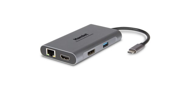 Hamlet HDKC-PD400D replicatore di porte e docking station per laptop Cablato USB 3.2 Gen 1 (3.1 Gen 1) Type-C Grigio