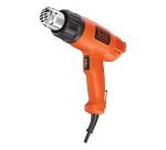 Black & Decker KX1650-QS pistola a caldo Pistola ad aria calda 740 l/min 600 °C 1750 W Nero, Arancione