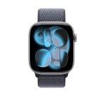 Apple MFFH4ZM/A smart wearable accessory Band Blue Nylon, Recycled Polyester, Spandex