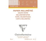 Vélin Millimétré bloc collé 50F A4 90g