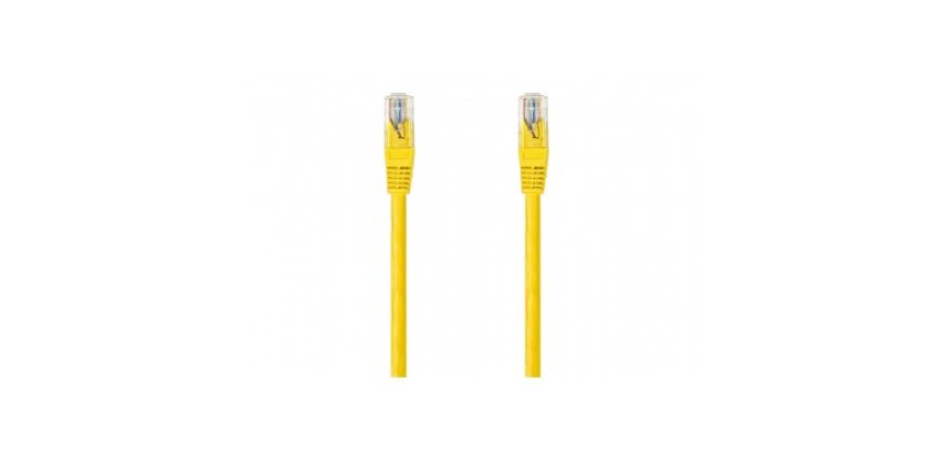 DCU Advance Tecnologic CABLE RJ45 UTP CAT6 24AWG - CCA JAUNE 3M