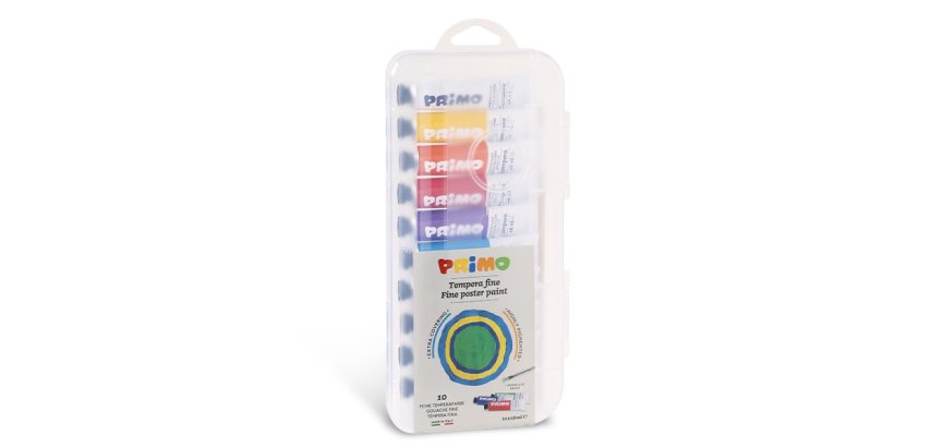 Primo 744T10GAP vernice Tempera 18 ml 10 pz