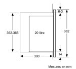 NEFF Micro ondes Encastrable HLAWD23N1F, N 50, 7 programmes automatiques