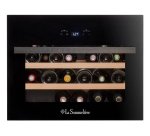 LA SOMMELIERE Cave à vin encastrable de service LSBI28B, 28 bouteilles, Niche de 45 cm,