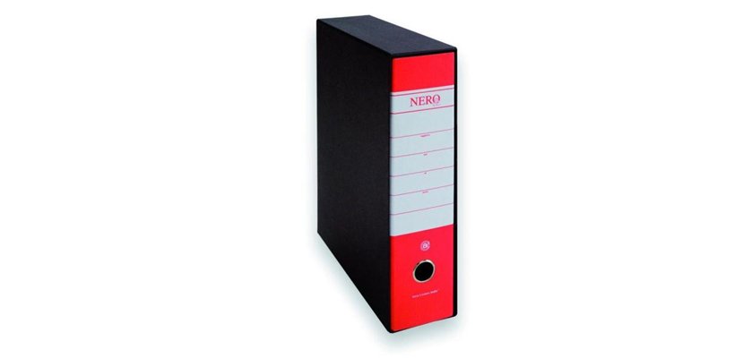 Brefiocart NERO & raccoglitore ad anelli Rosso