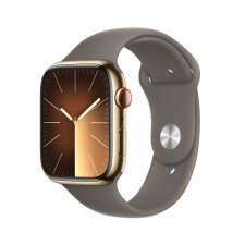 Apple Watch Series 9 45 mm Numérique 396 x 484 pixels Écran tactile 4G Or Wifi GPS (satellite)