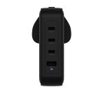 HYPER HJ1001BKWWGL chargeur d'appareils mobiles Manette de jeux, Téléphone portable, Netbook, Ordinateur portable, Smartphone, Tablette Noir Secteur Charge rapide Intérieure