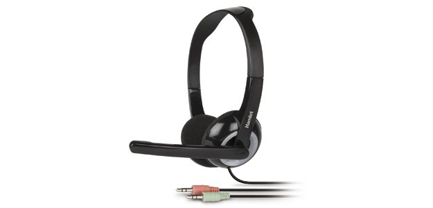 Hamlet HHEADMJK headphones/headset Wired Head-band Office/Call center Black