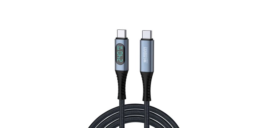 Urban Factory CAB05UF câble USB USB4 Gen 2x2 1,5 m USB C Gris