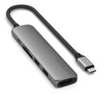 Satechi ST-P6SM hub & concentrateur USB Type-C 10000 Mbit/s Gris
