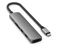 Satechi ST-P6SM hub & concentrateur USB Type-C 10000 Mbit/s Gris